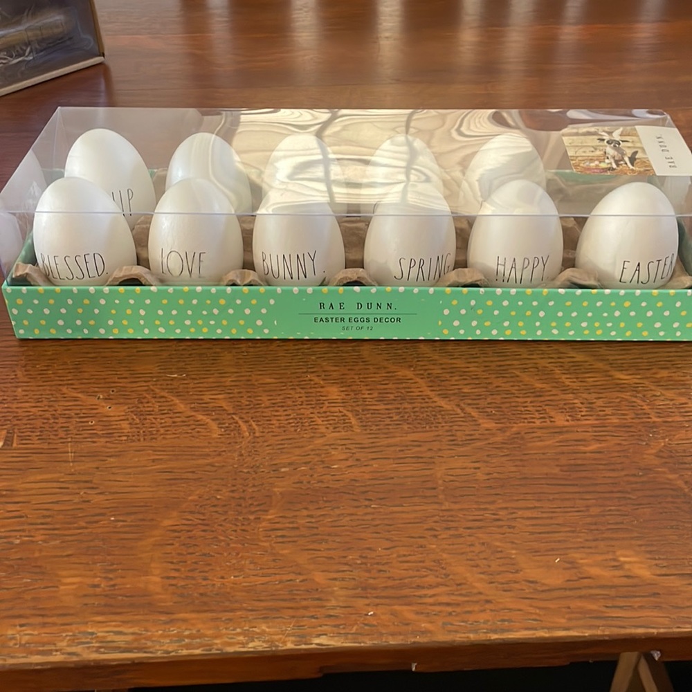 Rae Dunn Easter Eggs Decor set of 11